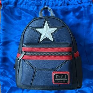NWT Loungefly Captain America backpack